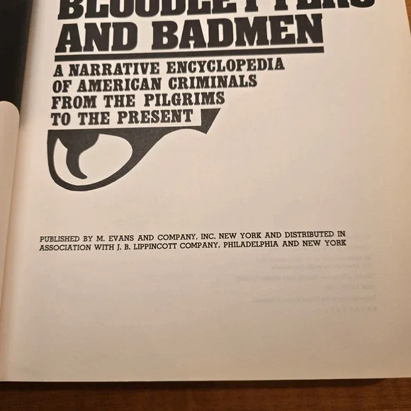 Book Bloodletters and Badmen;American Criminals from the Pilgrims to the Present - Picture 5 of 9